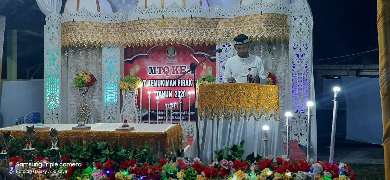 MTQ ke-1 Pirak Tunong Aceh Utara Berlangsung Meriah