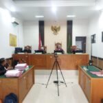 Foto Saat Sidang Berlangsung, Humas PN Lhoksukon Untuk Nanggroe.media